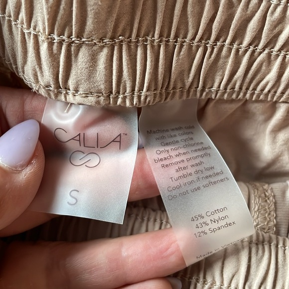 Calia ankle zip Joggers Tan Women’s S Athletic Athleisure Pull on Casual Relaxed - Picture 4 of 12